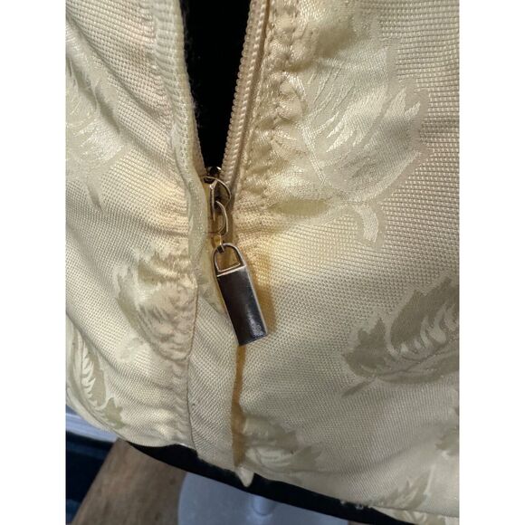 Vintage EVR Women's Windbreaker Jacket & Pants Set Size L Polyester/Cotton Yello - Picture 7 of 16